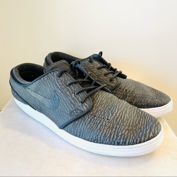 Nike Shoes | Rare Nike SB Lunar Stefan Janoski Anthracite Black White Gray Sneaker Mens | Color: Black/Gray | Size: 10.5 | Pm-67227359's Closet